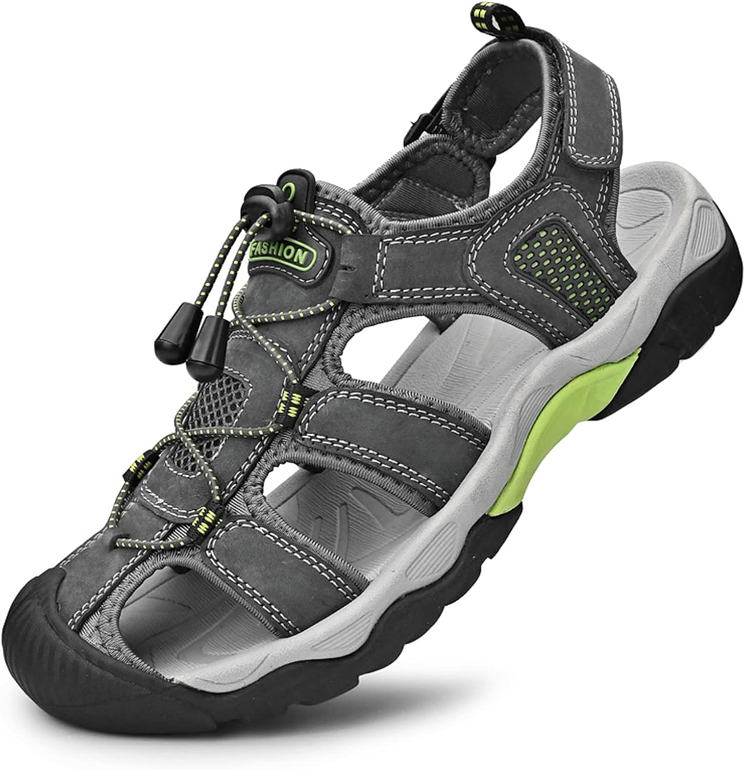 Мужские спортивные сандалии REXSVAN для активного отдыха, походов, закрытые сандалии из кожи, пляжные повседневные сандалии, водная обувь, серый
Мужские спортивные сандалии REXSVAN для активного отдыха, походов, закрытые сандалии из кожи, пляжные повседневные сандалии, водная обувь, серый