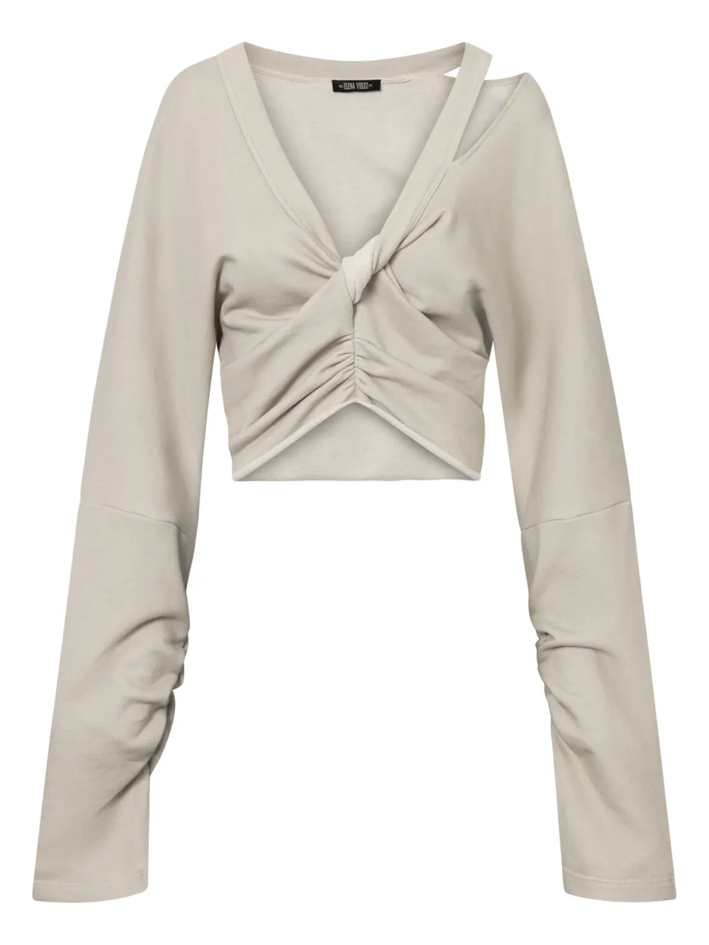 Топ на молнии с кожаной отделкой Elena Velez, нейтральный
Топ на молнии с кожаной отделкой Elena Velez, нейтральный