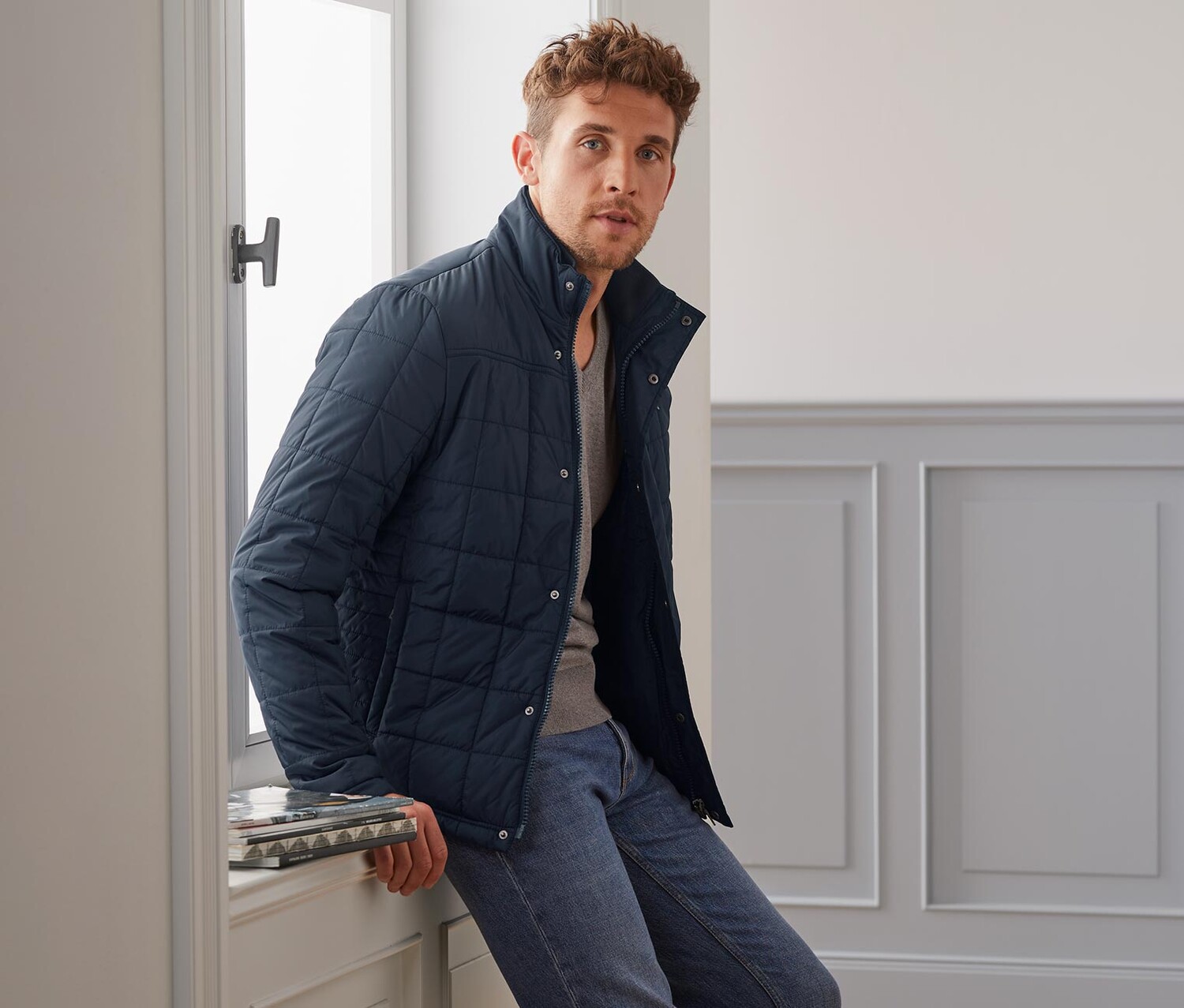 Стеганая куртка Tchibo, темно-синий
Стеганая куртка Tchibo, темно-синий