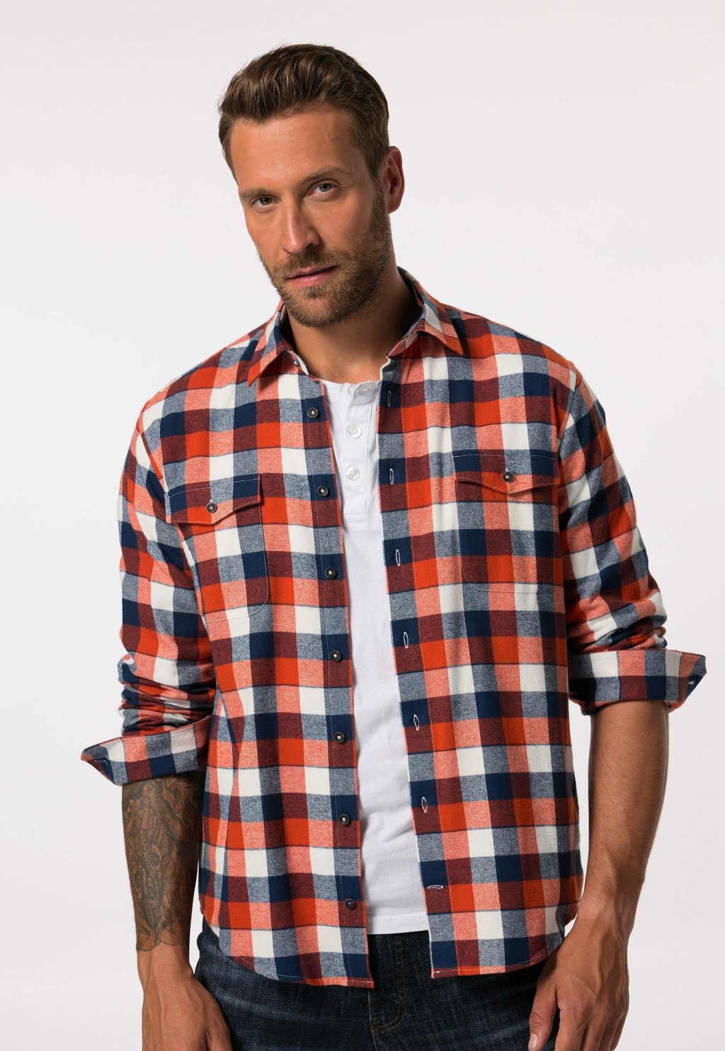 Рубашка KARO-LANGARM KENTKRAGEN MODERN FIT JP1880, коричневый
Рубашка KARO-LANGARM KENTKRAGEN MODERN FIT JP1880, коричневый