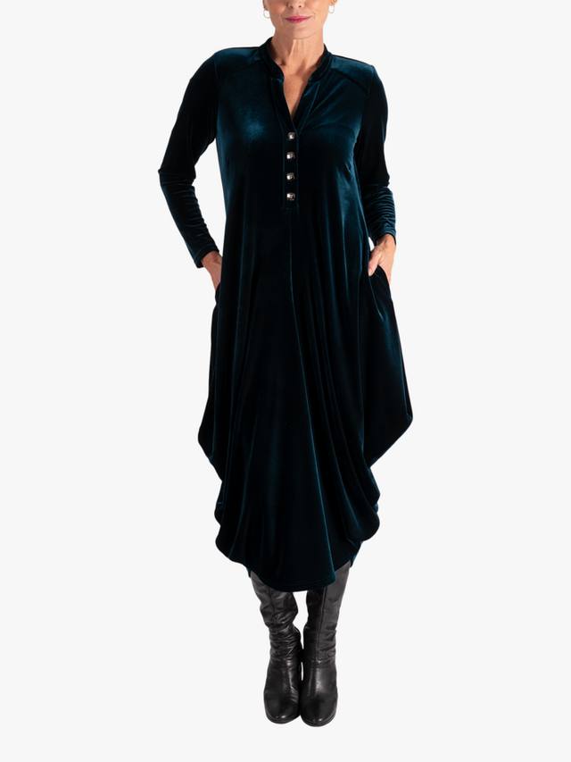 Платье-тюльпан из стрейч-бархата с драпировкой chesca, Teal
Платье-тюльпан из стрейч-бархата с драпировкой chesca, Teal