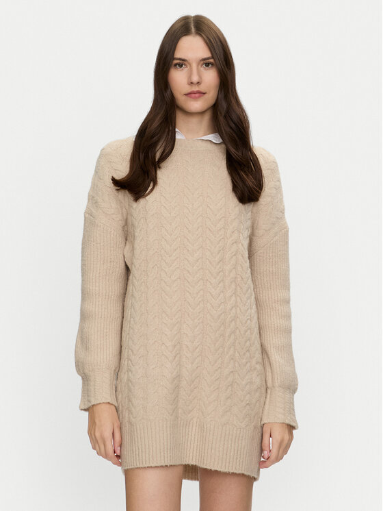 Вязаное платье regular fit LKD-162VIRGOA Brave Soul, бежевый
Вязаное платье regular fit LKD-162VIRGOA Brave Soul, бежевый