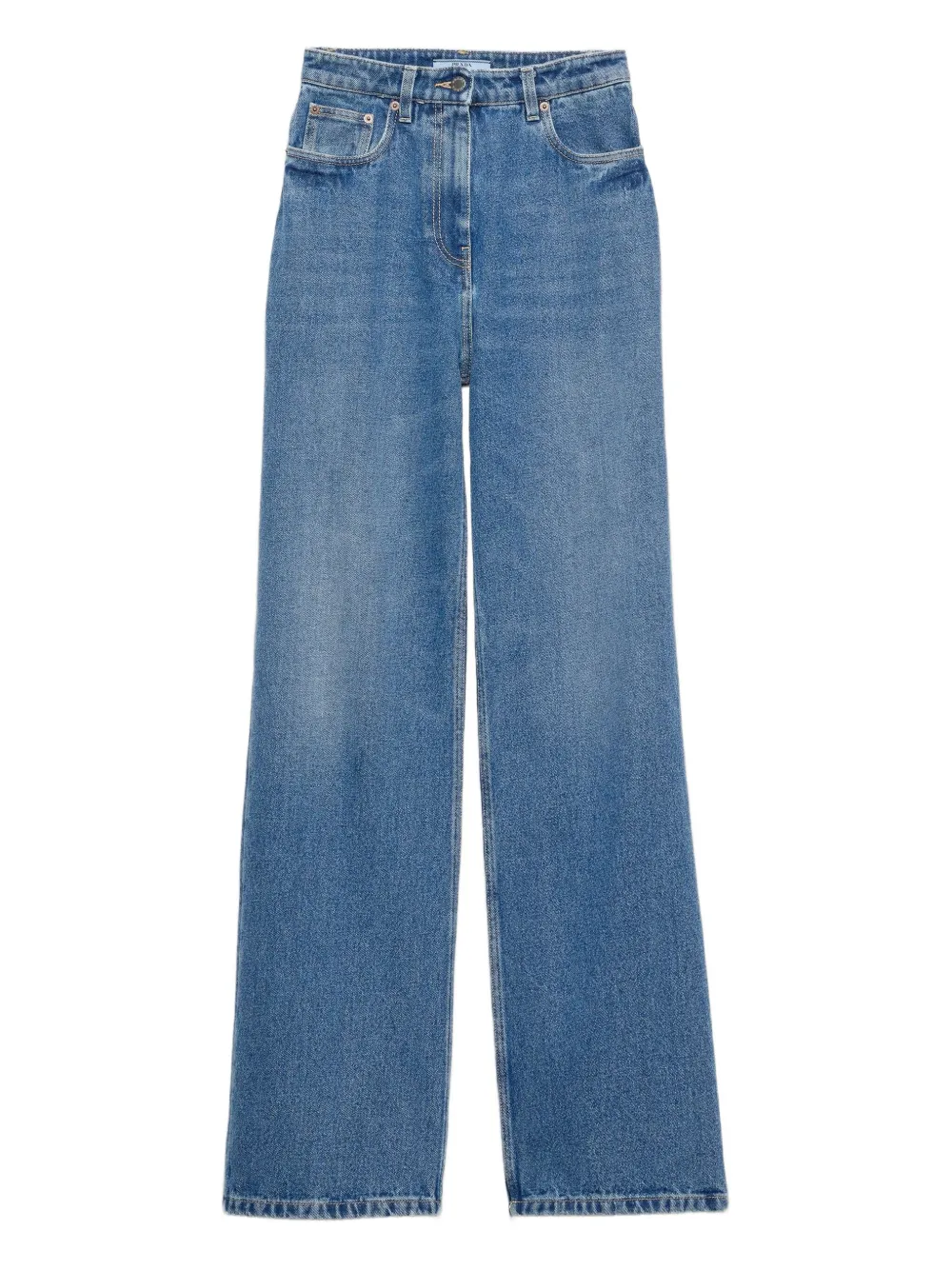 Джинсы с пятью карманами и логотипом Prada, синий
Джинсы с пятью карманами и логотипом Prada, синий