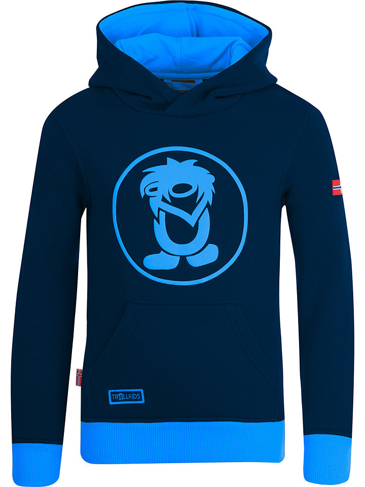 Пуловер с капюшоном Trollkids, цвет dunkelblau/blau
Пуловер с капюшоном Trollkids, цвет dunkelblau/blau