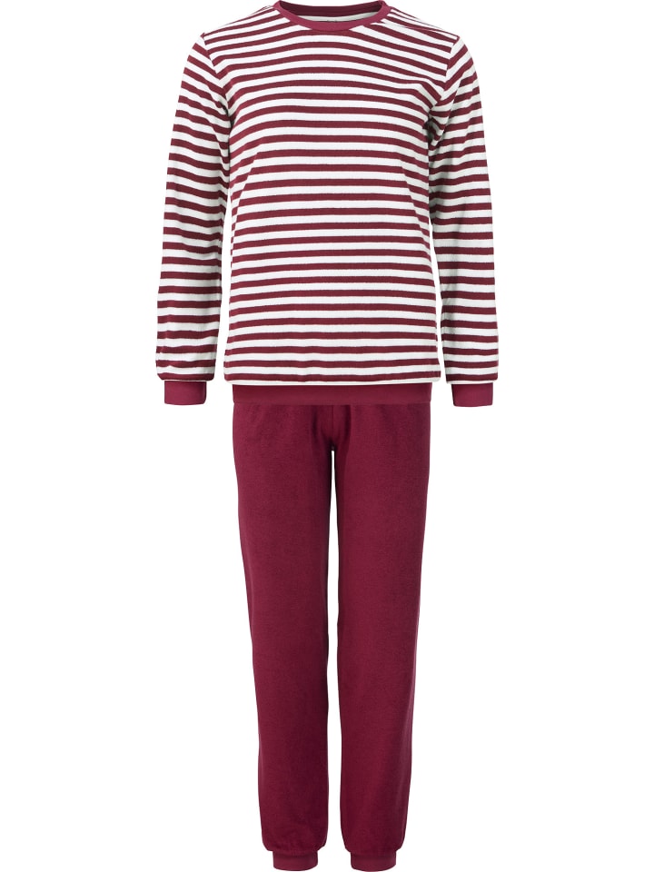 Erwin Müller Пижама из махровой ткани рубинового цвета
Erwin Müller Пижама из махровой ткани рубинового цвета