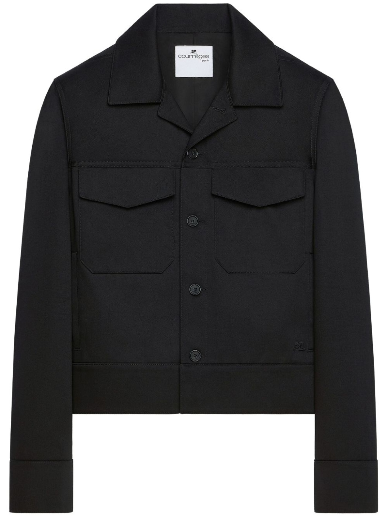 Courrèges куртка-рубашка с карманами, черный
Courrèges куртка-рубашка с карманами, черный