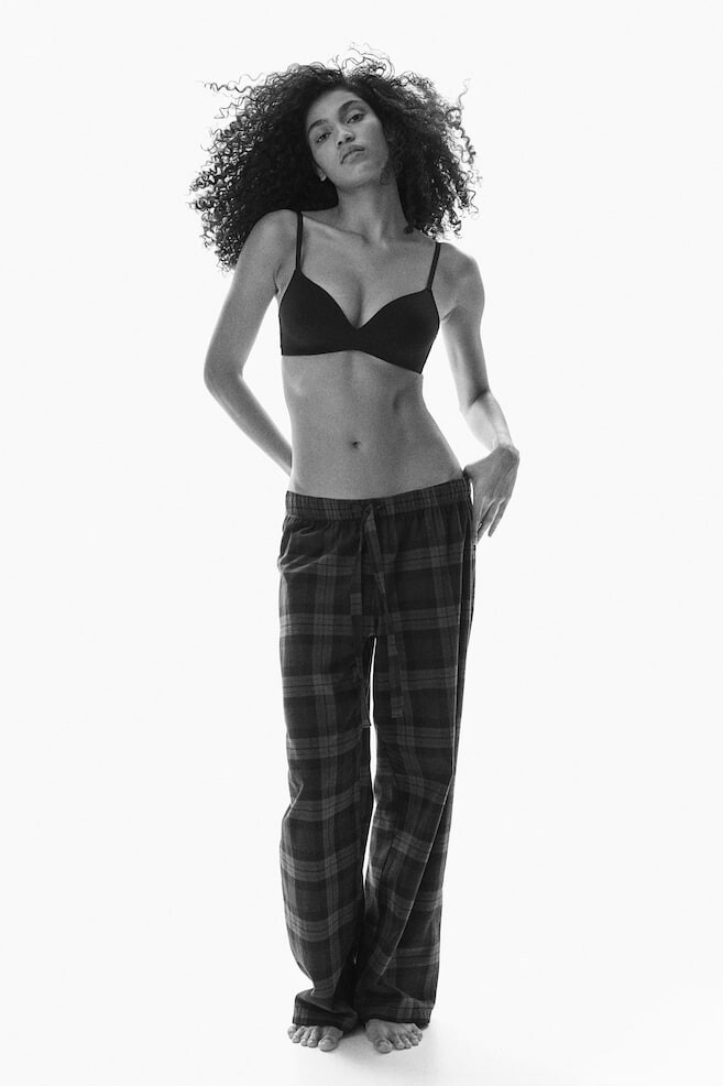 Хлопковые пижамные штаны H&M, синий
Хлопковые пижамные штаны H&M, синий