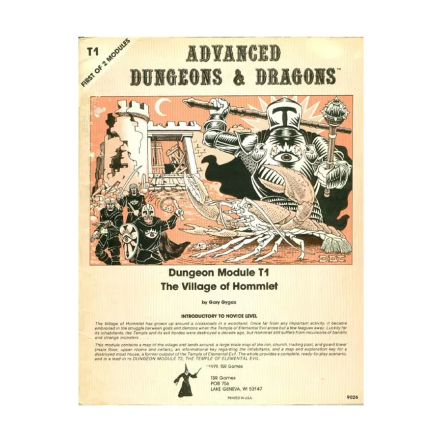 Модуль Village of Hommlet (1st Printing, Pastel), Advanced Dungeons & Dragons (1st Edition) - Modules & Adventures
Модуль Village of Hommlet (1st Printing, Pastel), Advanced Dungeons & Dragons (1st Edition) - Modules & Adventures