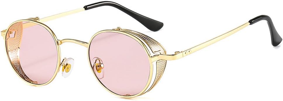 Модные солнцезащитные очки в стиле стимпанк для мужчин, винтажные металлические круглые солнцезащитные очки для женщин, маленькие солнцезащитные очки с защитой от УФ-излучения UV400, классические очки TKKTLLT, C6 Gold-light Brown
Модные солнцезащитные очки в стиле стимпанк для мужчин, винтажные металлические круглые солнцезащитные очки для женщин, маленькие солнцезащитные очки с защитой от УФ-излучения UV400, классические очки TKKTLLT, C6 Gold-light Brown