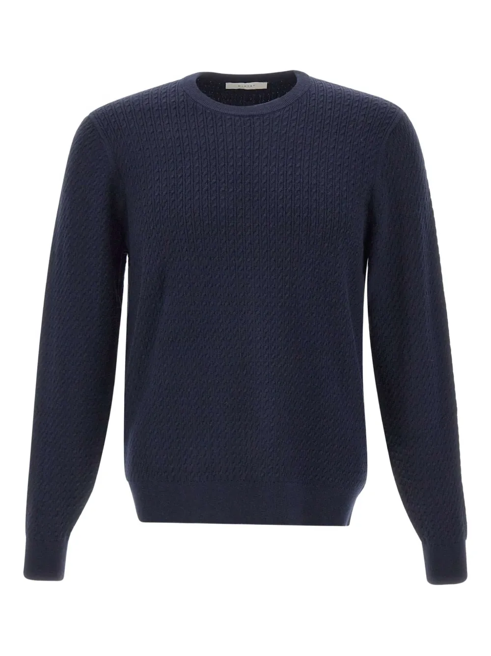 Круглый вязаный свитер косичкой DIKTAT, синий
Круглый вязаный свитер косичкой DIKTAT, синий