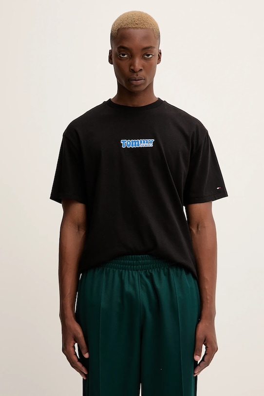 Хлопковая футболка Tommy Jeans, черный
Хлопковая футболка Tommy Jeans, черный
