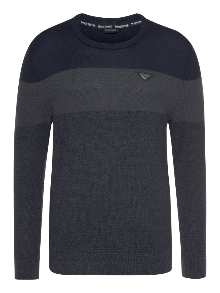 Вязаный свитер цвета темно-синего меланжа Bruno Banani
Вязаный свитер цвета темно-синего меланжа Bruno Banani
