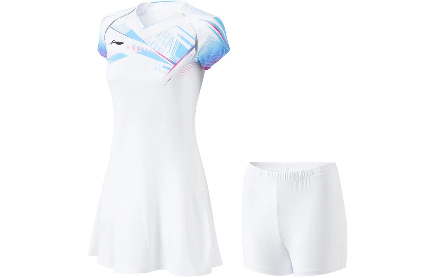 Платье с короткими рукавами серии Badminton, женское, белое Lining
Платье с короткими рукавами серии Badminton, женское, белое Lining