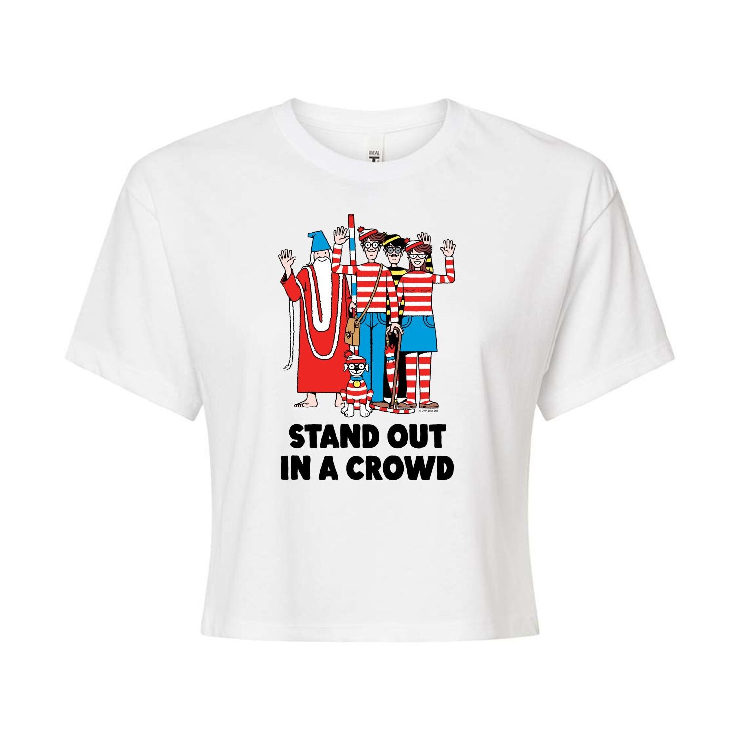 Укороченная футболка для юниоров Where's Waldo Stand Out Licensed Character, белый
Укороченная футболка для юниоров Where's Waldo Stand Out Licensed Character, белый