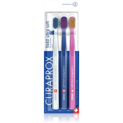 Зубная щетка Curaprox 5460 Ultra Soft, 3 шт.
Зубная щетка Curaprox 5460 Ultra Soft, 3 шт.