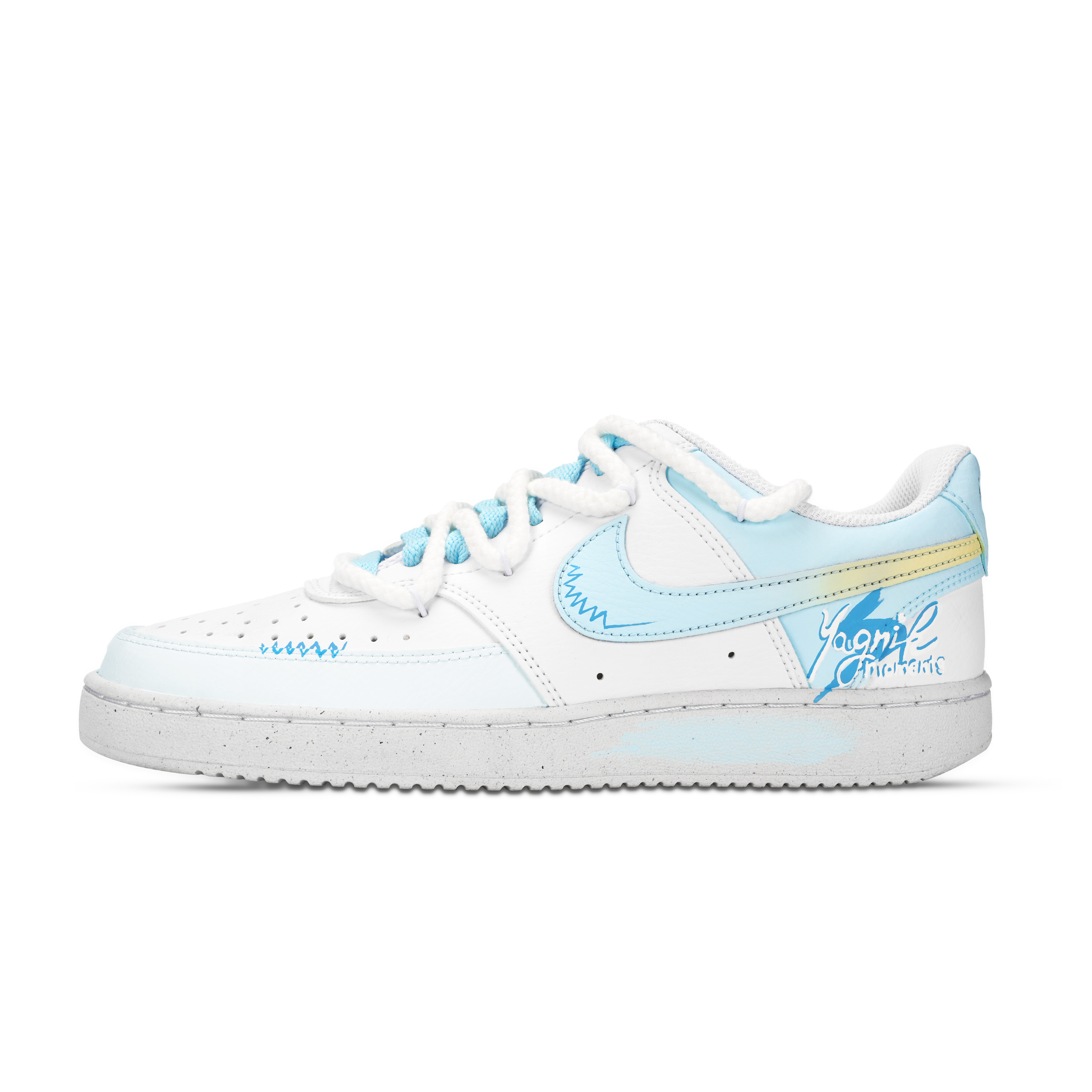 Nike Кроссовки для скейтборда Court Borough Lightning Graffiti, износостойкие, низкие, мужские, сине-белые
Nike Кроссовки для скейтборда Court Borough Lightning Graffiti, износостойкие, низкие, мужские, сине-белые