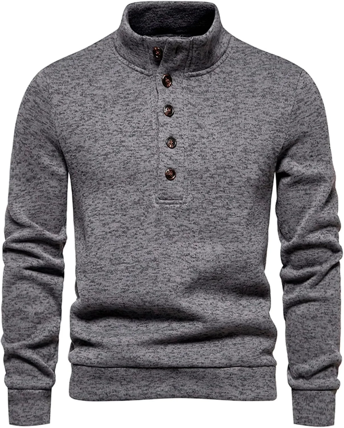 Мужская водолазка с длинным рукавом и пуговицами
Мужская водолазка с длинным рукавом и пуговицами