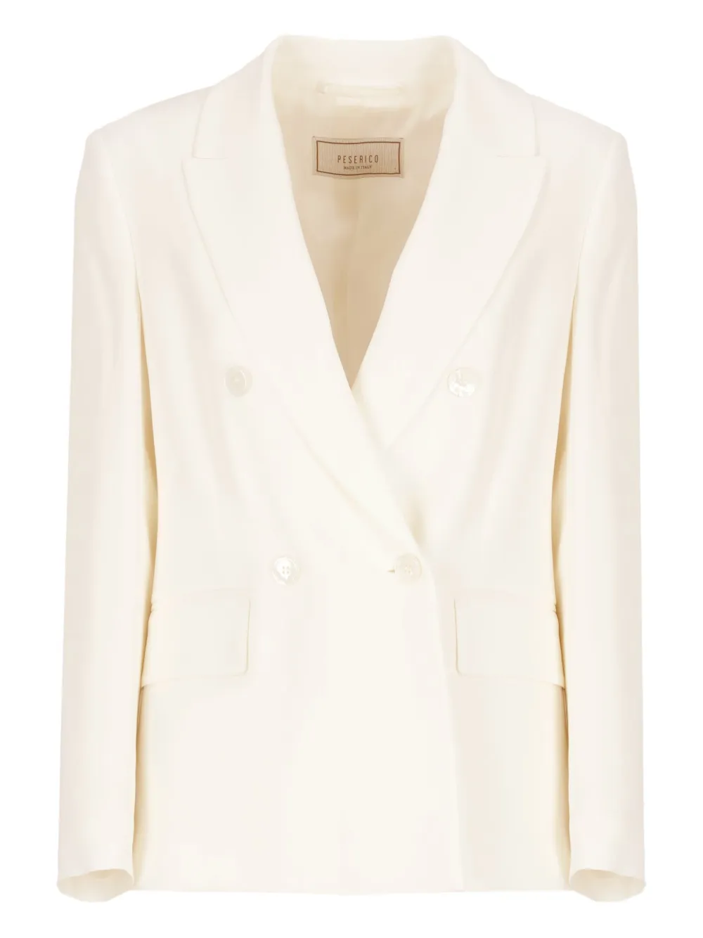 Двубортный пиджак Peserico, белый
Двубортный пиджак Peserico, белый