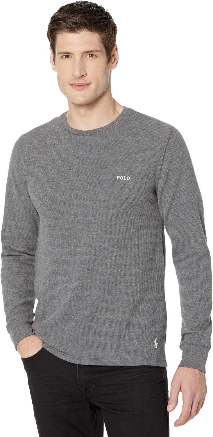 Вафельный свитер с длинными рукавами Polo Ralph Lauren, цвет Charcoal Heather Nevis Logo/PP
Вафельный свитер с длинными рукавами Polo Ralph Lauren, цвет Charcoal Heather Nevis Logo/PP