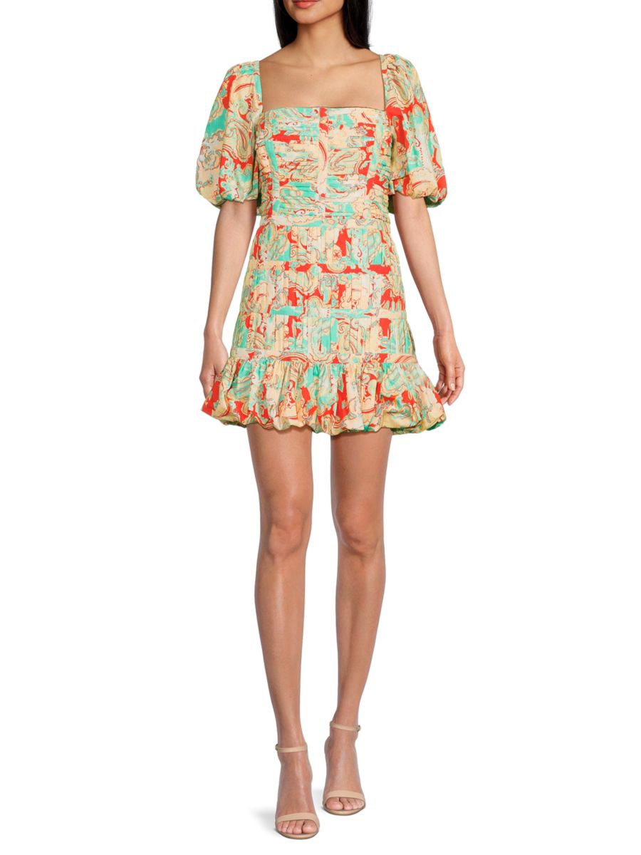 Мини-платье Martin с плиссировкой Amur, цвет Red Multi
Мини-платье Martin с плиссировкой Amur, цвет Red Multi