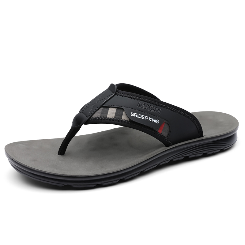 Мужские шлепанцы с резиновой подошвой, тихие, устойчивые к запахам, износостойкие, быстросохнущие LEXON, Black
Мужские шлепанцы с резиновой подошвой, тихие, устойчивые к запахам, износостойкие, быстросохнущие LEXON, Black