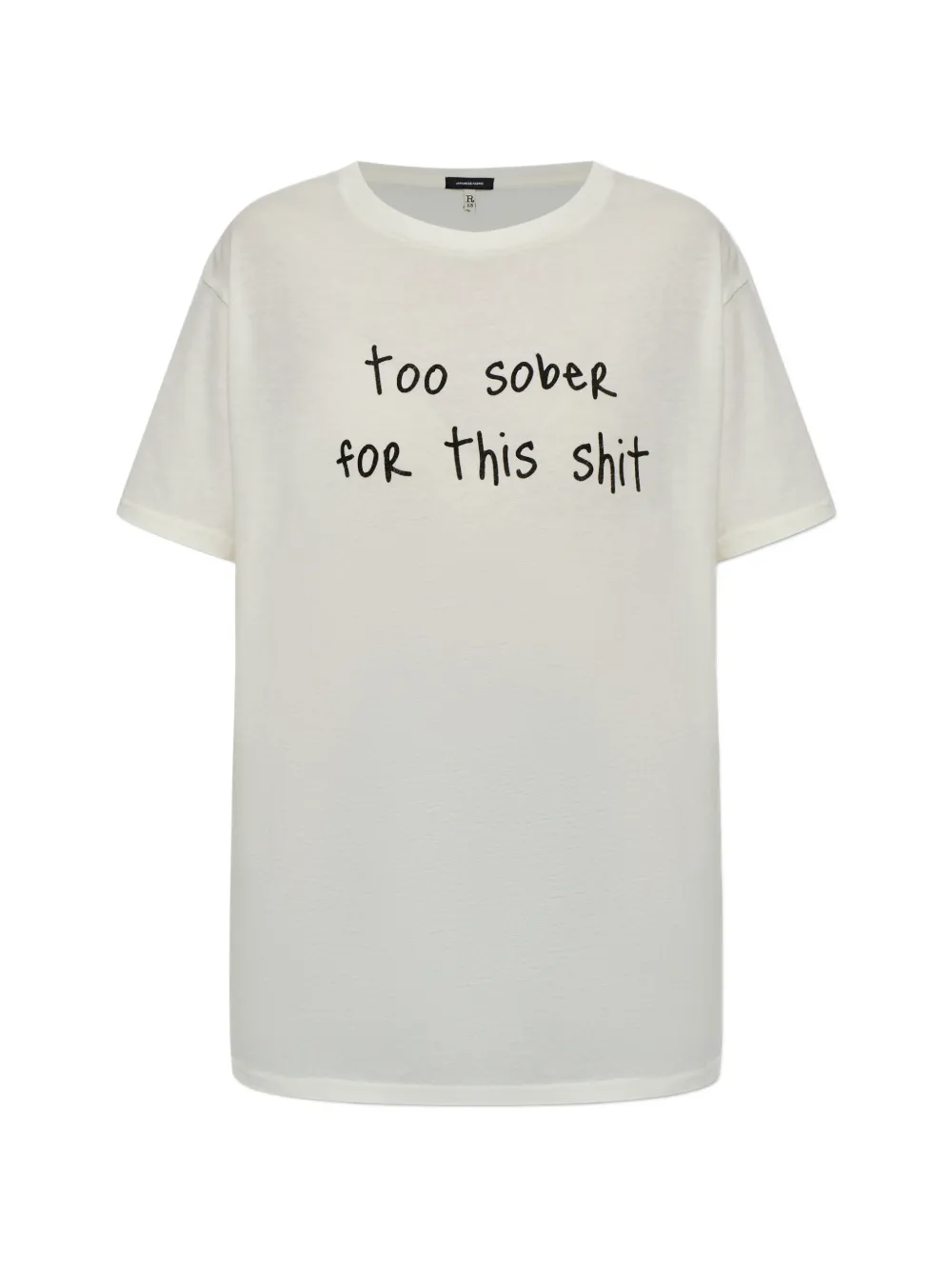 Футболка с принтом-текстом R13, белый
Футболка с принтом-текстом R13, белый