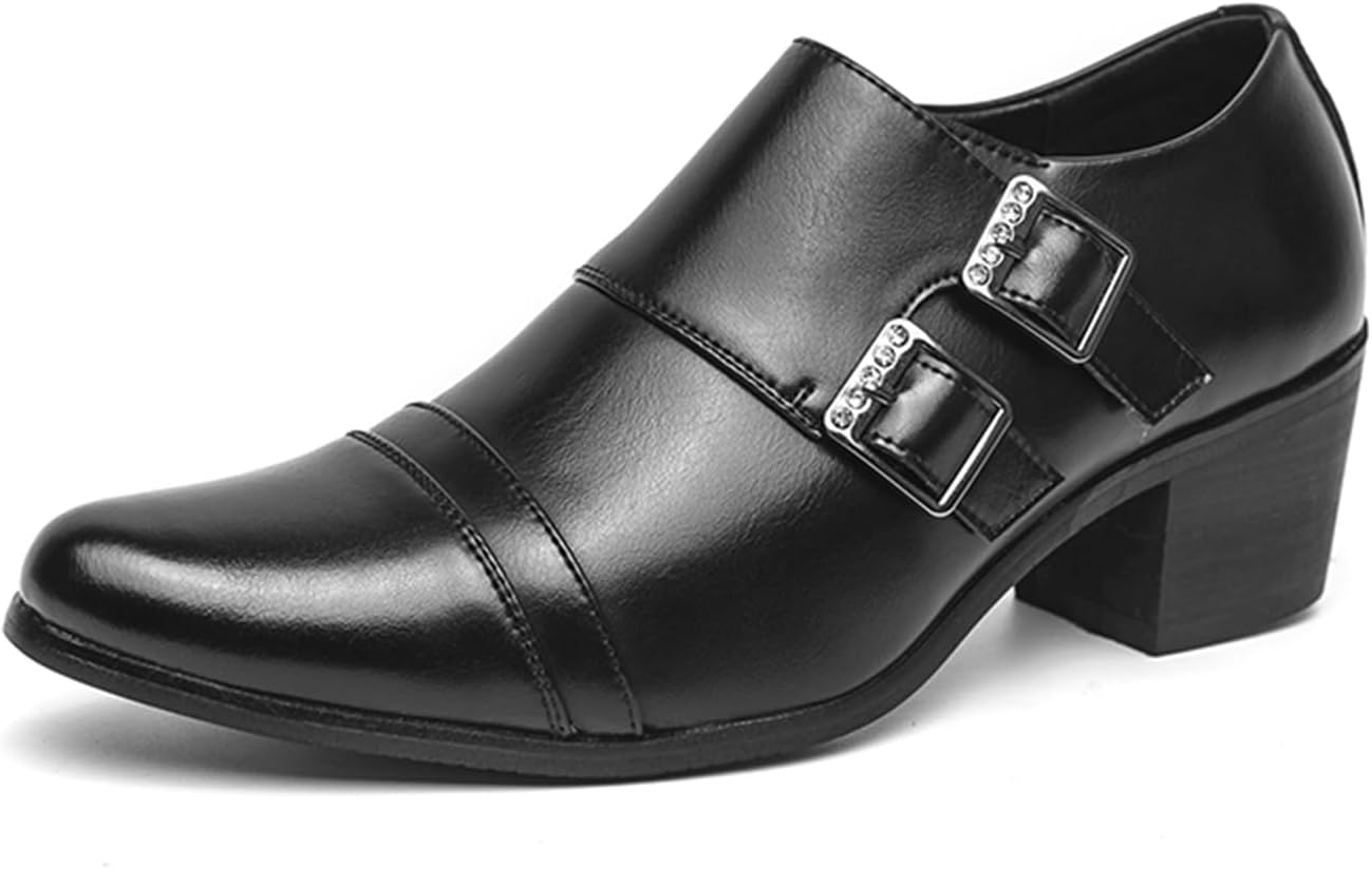 Мужские кожаные оксфорды с заостренным носком без шнуровки, комфортные средние массивные каблуки, ретро, низкие туфли для вечеринок, свадеб, работы и свиданий Abborora, черный
Мужские кожаные оксфорды с заостренным носком без шнуровки, комфортные средние массивные каблуки, ретро, низкие туфли для вечеринок, свадеб, работы и свиданий Abborora, черный