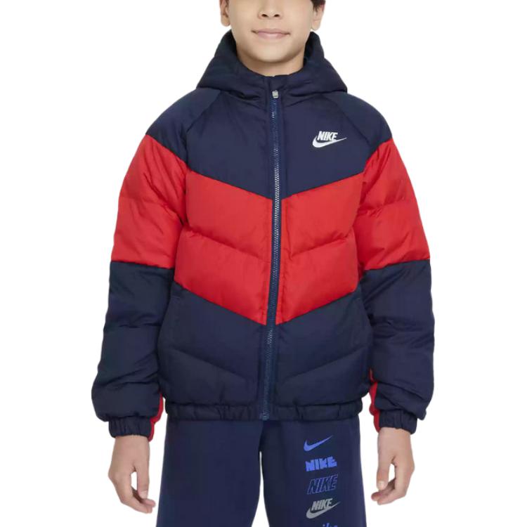Куртка пуховая Nike для подростков красно-черная
Куртка пуховая Nike для подростков красно-черная