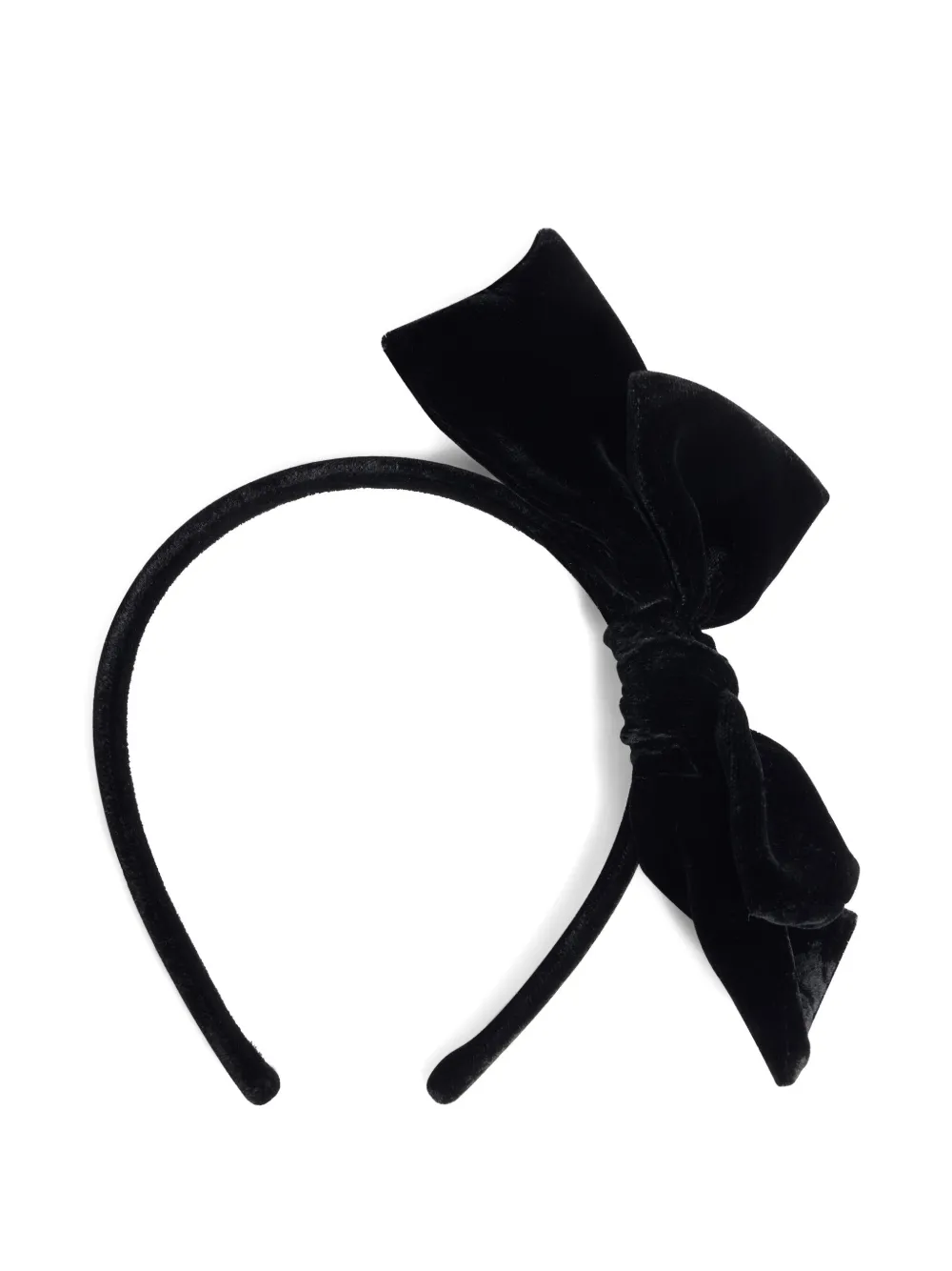 Бархатный ободок с бантом Bonpoint, черный
Бархатный ободок с бантом Bonpoint, черный