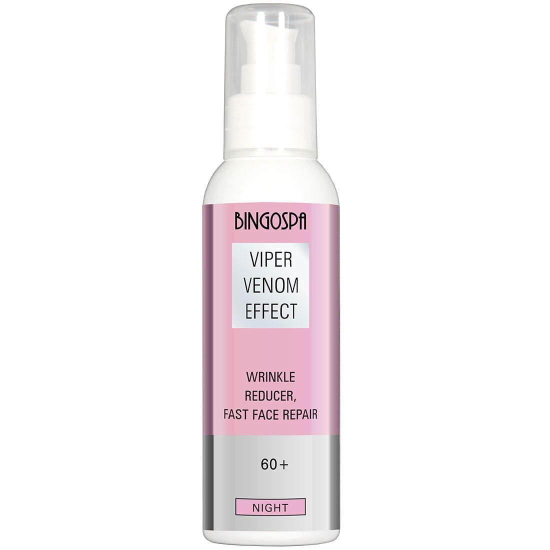 BINGOSPA Viper Venom Effect НОЧНОЙ крем разглаживающий морщины для зрелой кожи 60+, регенерация кожи 135г
BINGOSPA Viper Venom Effect НОЧНОЙ крем разглаживающий морщины для зрелой кожи 60+, регенерация кожи 135г