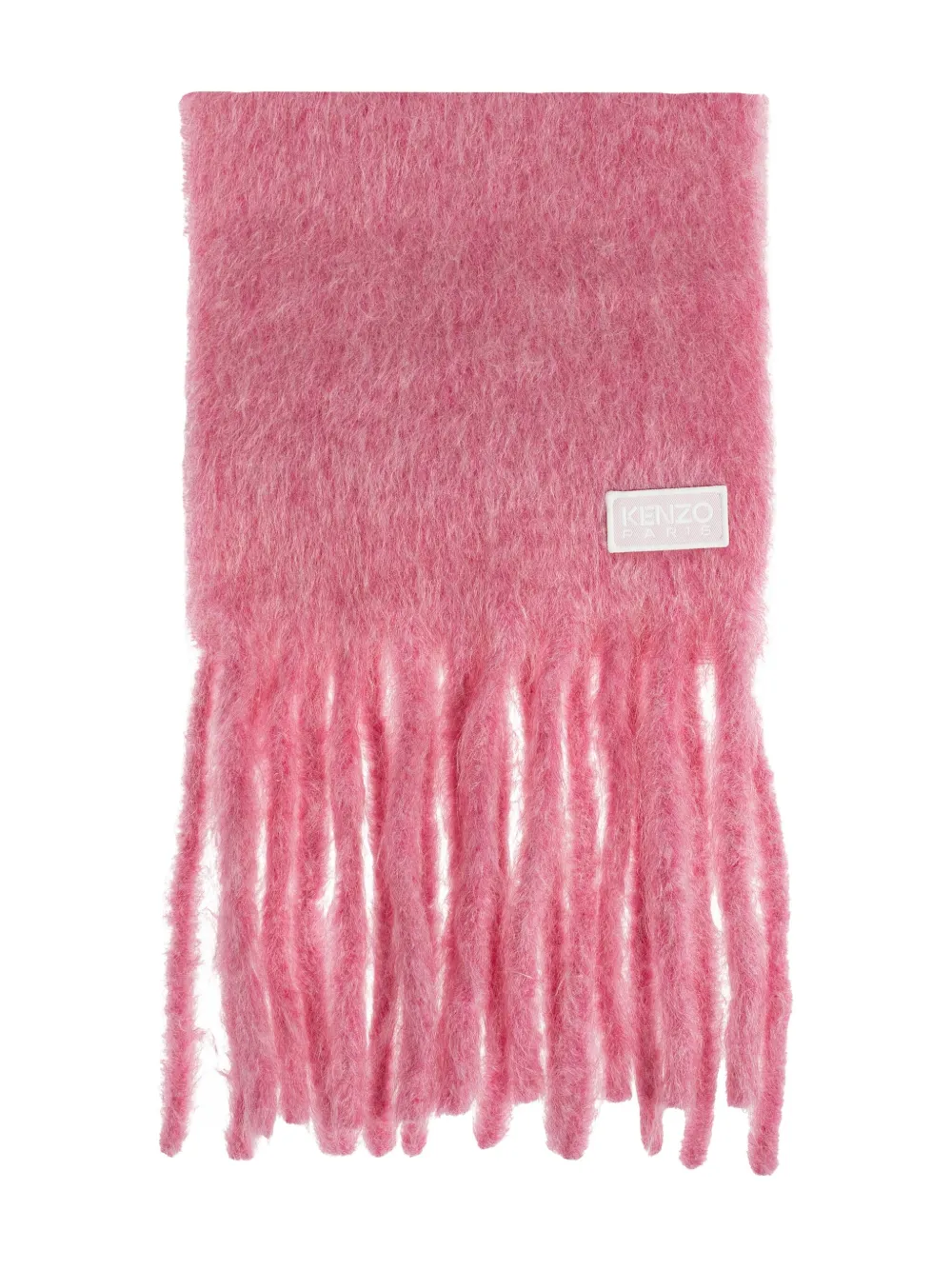 Шарф с бахромой и нашивкой-логотипом Kenzo, розовый
Шарф с бахромой и нашивкой-логотипом Kenzo, розовый
