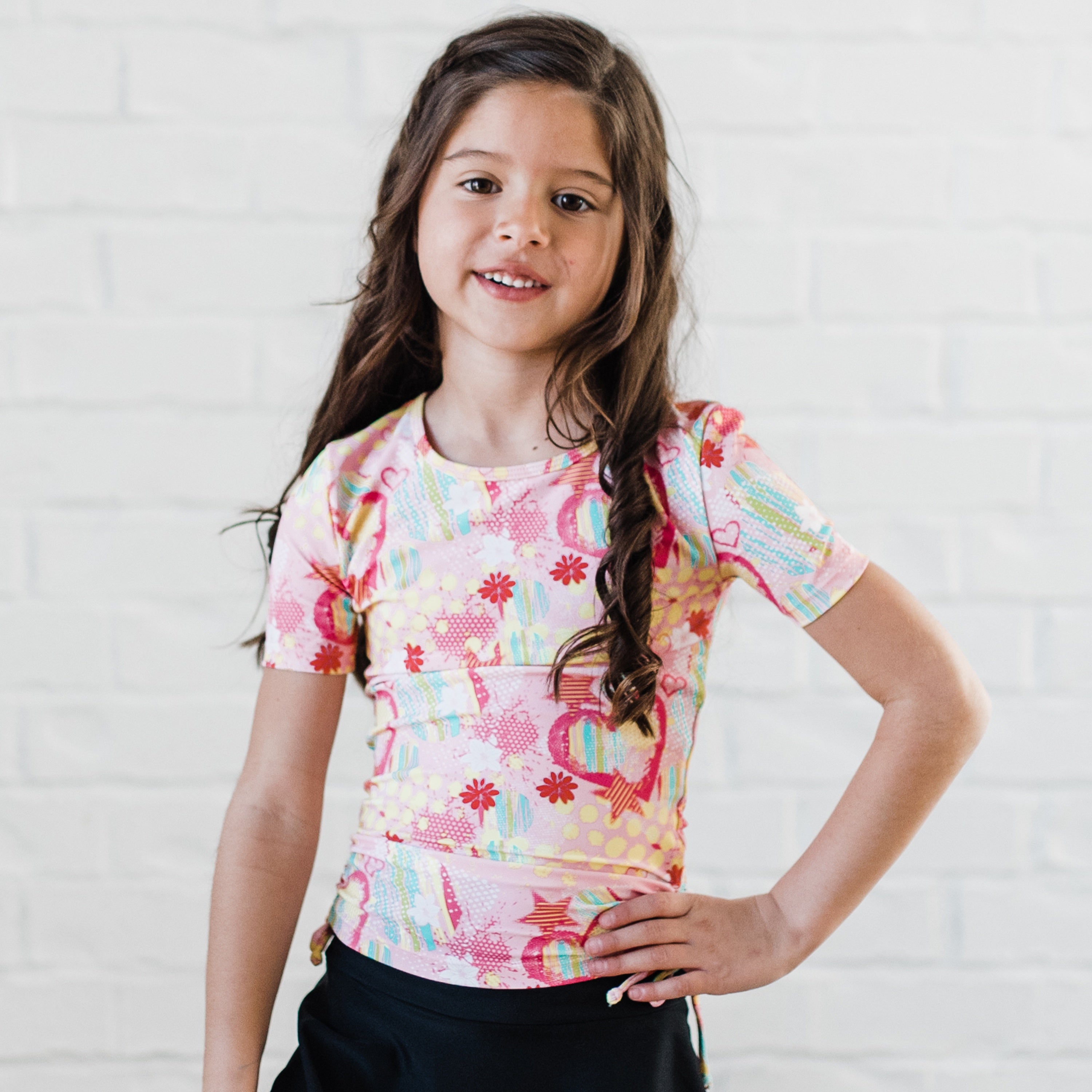 Топ для плавания Lily с коротким рукавом для девочек Calypsa, цвет princess pop
Топ для плавания Lily с коротким рукавом для девочек Calypsa, цвет princess pop