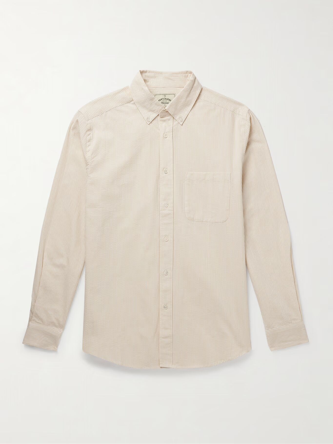 Рубашка Atlantico Slim-Fit с воротником на пуговицах из хлопка и сирсакера PORTUGUESE FLANNEL, бежевый
Рубашка Atlantico Slim-Fit с воротником на пуговицах из хлопка и сирсакера PORTUGUESE FLANNEL, бежевый