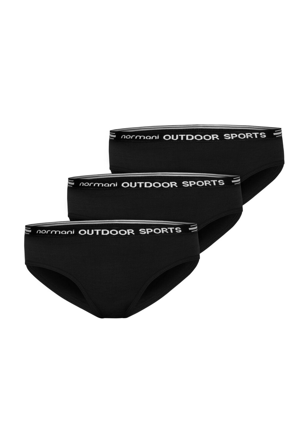 Набор из 3 женских трусов из мериноса «Олбери» normani, черный
Набор из 3 женских трусов из мериноса «Олбери» normani, черный