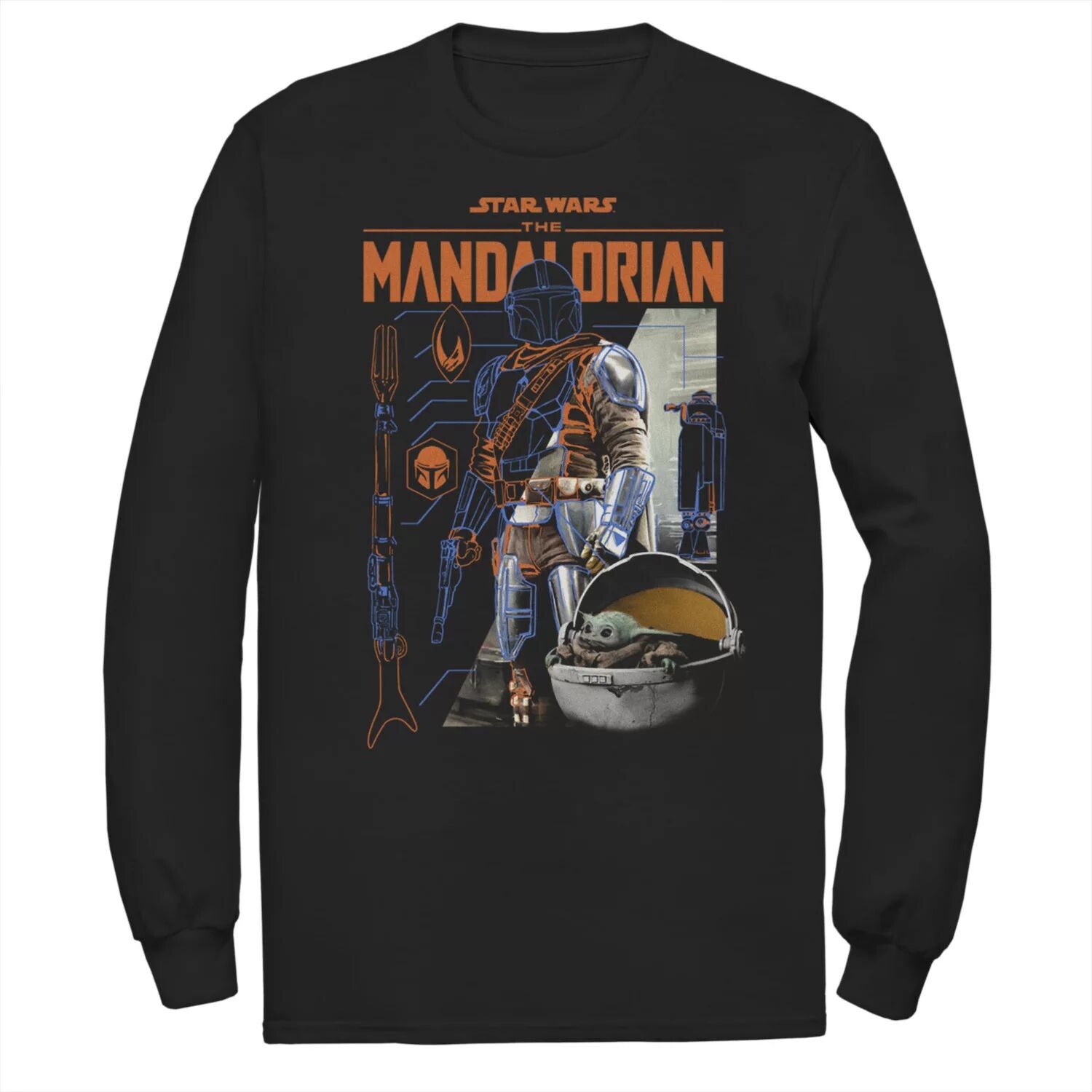 Мужская футболка с рисунком Star Wars The Mandalorian Schematics Licensed Character
Мужская футболка с рисунком Star Wars The Mandalorian Schematics Licensed Character