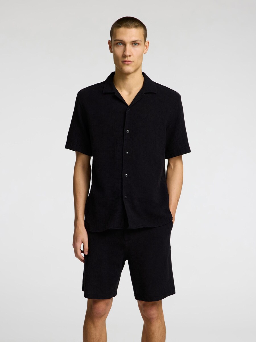 Рубашка на пуговицах Comfort fit SELECTED Sal, черный
Рубашка на пуговицах Comfort fit SELECTED Sal, черный