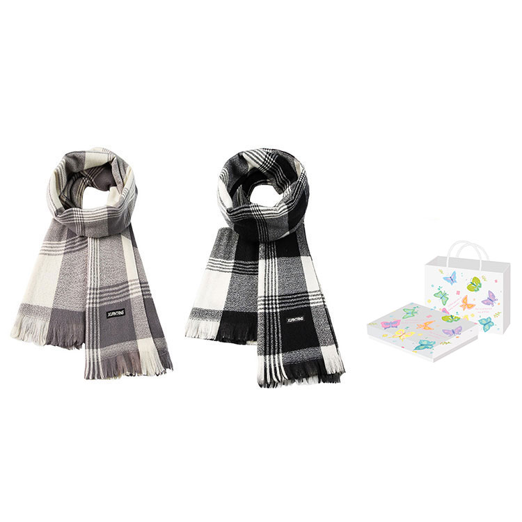 Вязаный шарф унисекс, Black+Gray, Butterfly Box
Вязаный шарф унисекс, Black+Gray, Butterfly Box