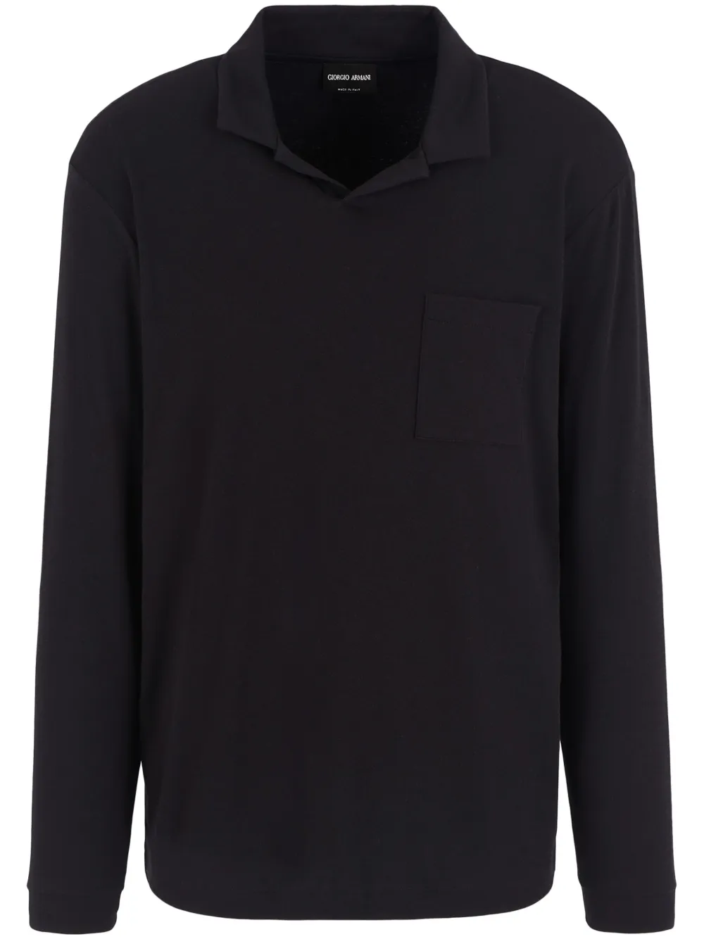 Рубашка поло с длинными рукавами GIORGIO ARMANI, черный
Рубашка поло с длинными рукавами GIORGIO ARMANI, черный