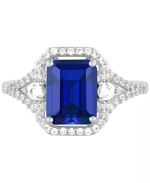 Кольцо с выращенным в лаборатории сапфиром (3 карата tw) и белым сапфиром (3/8 карата tw) из стерлингового серебра Macy'S, sapphire
Кольцо с выращенным в лаборатории сапфиром (3 карата tw) и белым сапфиром (3/8 карата tw) из стерлингового серебра Macy'S, sapphire