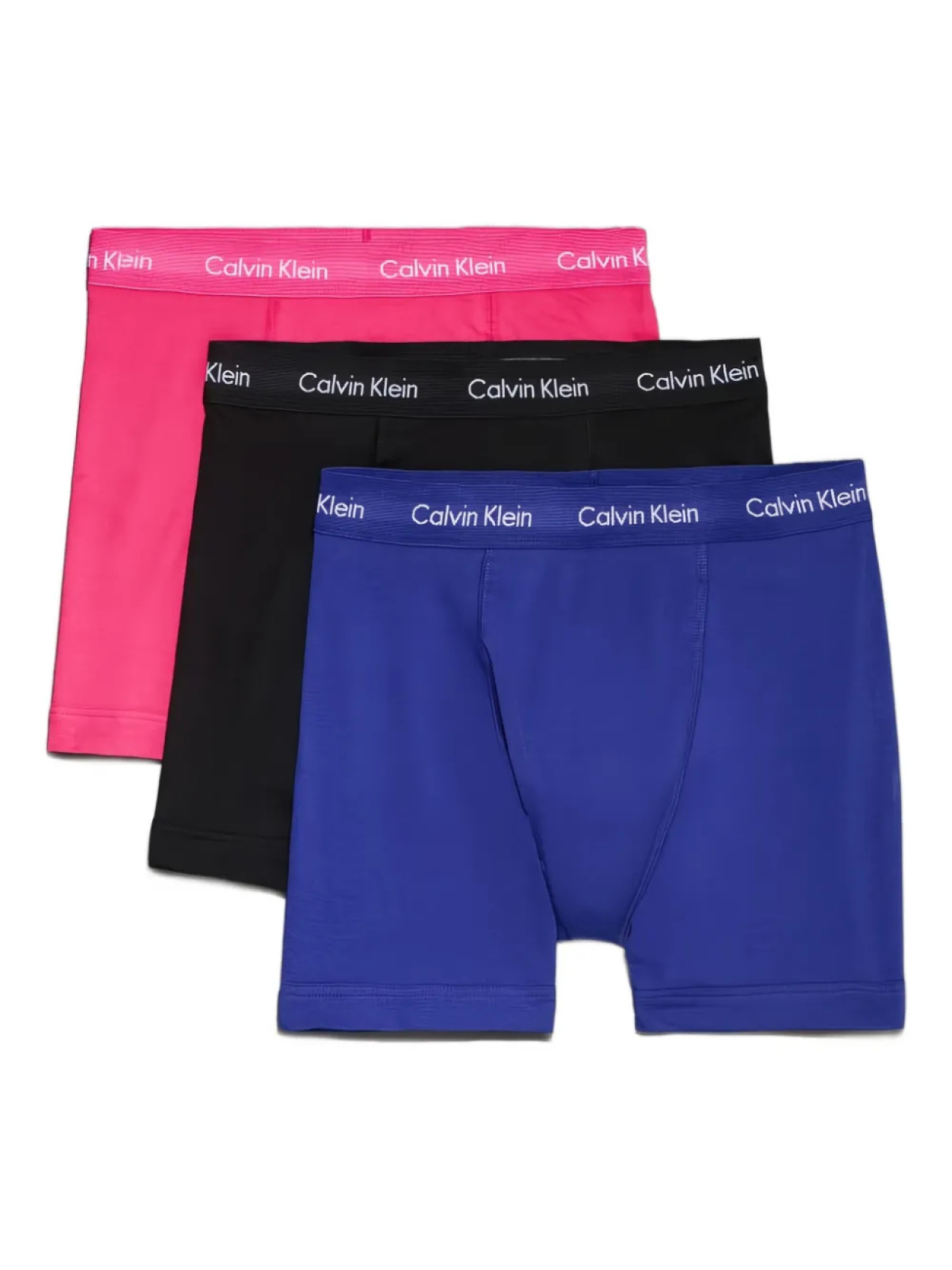 Calvin Klein комплект из трех боксеров с логотипом, синий 
Calvin Klein комплект из трех боксеров с логотипом, синий