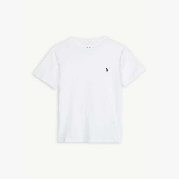 Футболка из хлопкового трикотажа с вышитым логотипом 2–14 лет Polo Ralph Lauren, белый
Футболка из хлопкового трикотажа с вышитым логотипом 2–14 лет Polo Ralph Lauren, белый