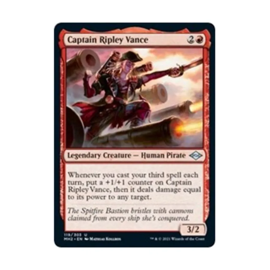 CCG Капитан Рипли Вэнс (В), MTG - Modern Horizons 2
CCG Капитан Рипли Вэнс (В), MTG - Modern Horizons 2