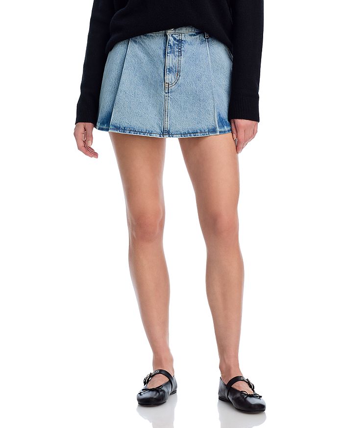 Складчатая мини-юбка FRAME, синий
Складчатая мини-юбка FRAME, синий