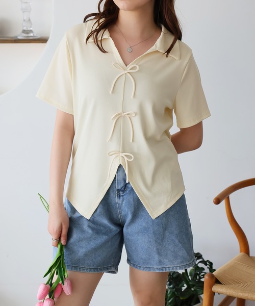 Топ с ленточкой спереди Girly Doll, бежевый
Топ с ленточкой спереди Girly Doll, бежевый