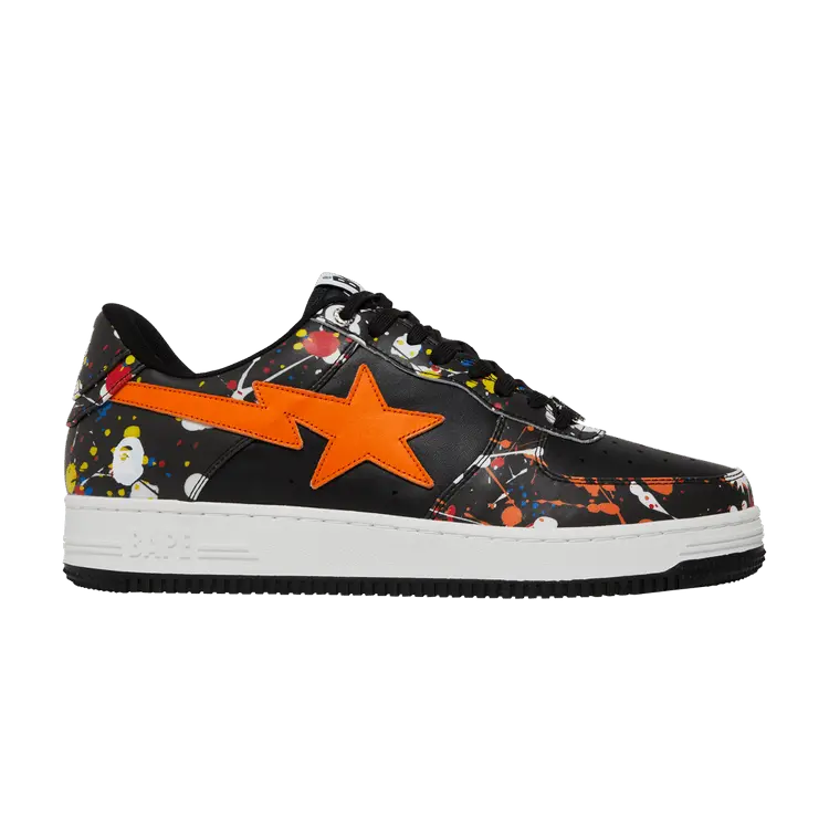 Кроссовки BAPE Bapesta Low 'Paint Splatter - Black', черный
Кроссовки BAPE Bapesta Low 'Paint Splatter - Black', черный