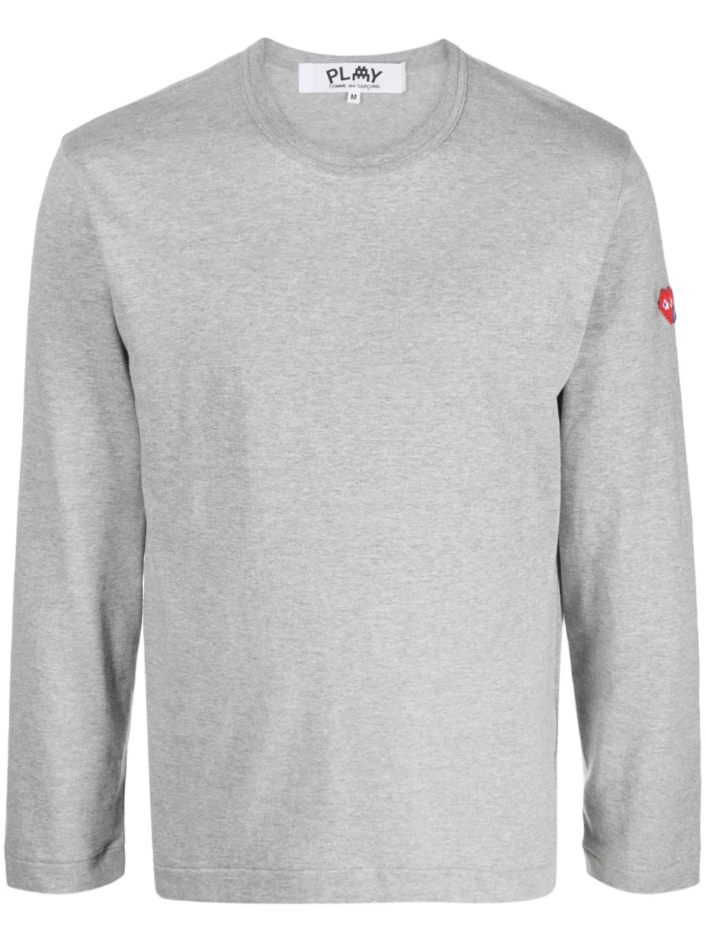 Футболка из коллаборации с the Artist Invader Comme Des Garçons Play, серый 
Футболка из коллаборации с the Artist Invader Comme Des Garçons Play, серый