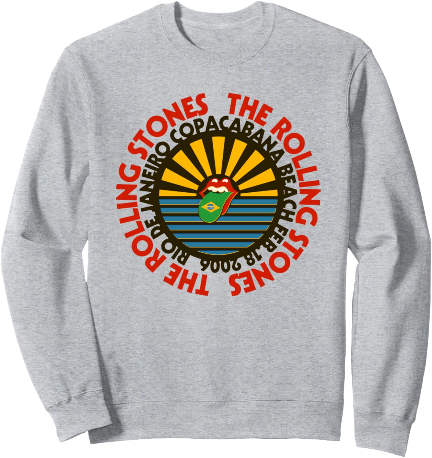 Официальная толстовка Rolling Stones Copacabana Beach, серая The Rolling Stones
Официальная толстовка Rolling Stones Copacabana Beach, серая The Rolling Stones