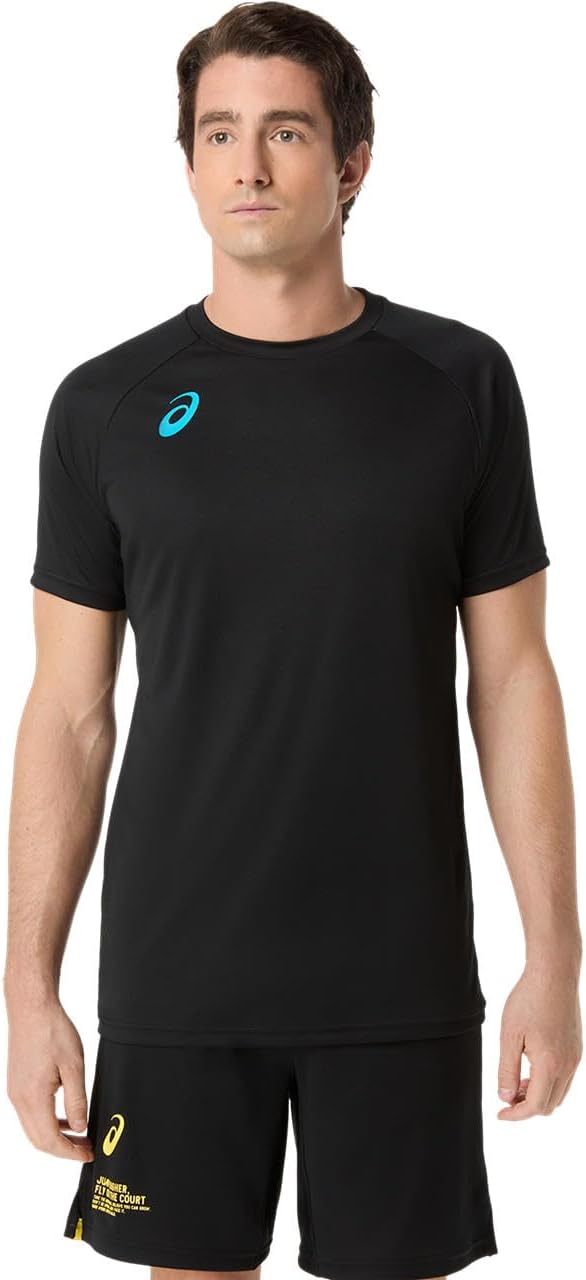 Волейбольная тренировочная футболка ASICS с коротким рукавом (логотип), черный
Волейбольная тренировочная футболка ASICS с коротким рукавом (логотип), черный