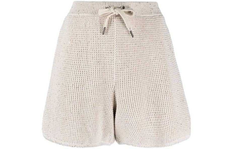 Шорты вязаные на шнурке Brunello Cucinelli, Ecru
Шорты вязаные на шнурке Brunello Cucinelli, Ecru
