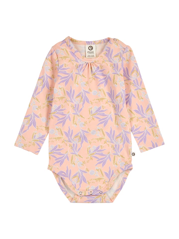 Müsli Боди с длинными рукавами, цвет персиковый/цветочный/мечтательный
Müsli Боди с длинными рукавами, цвет персиковый/цветочный/мечтательный